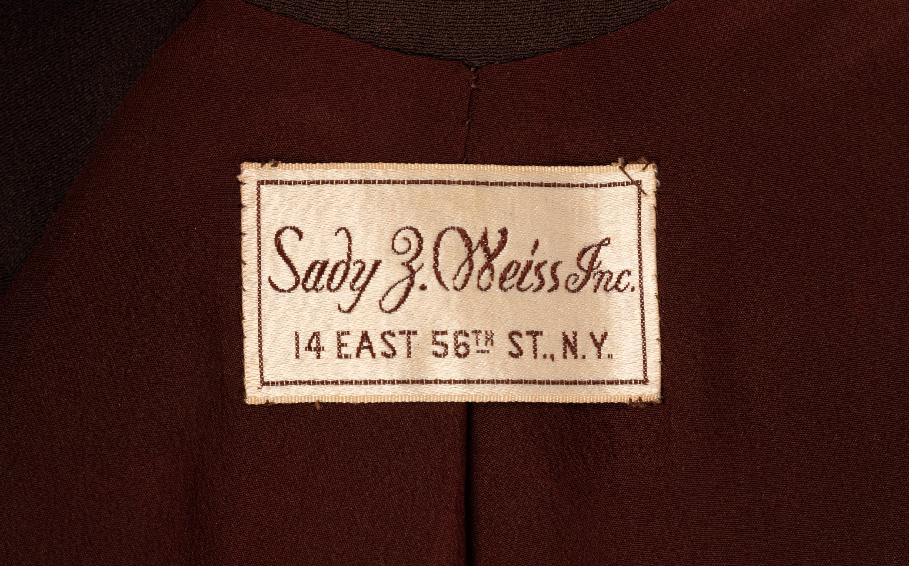 Sady Weiss Dress and Jacket, 1920-30s