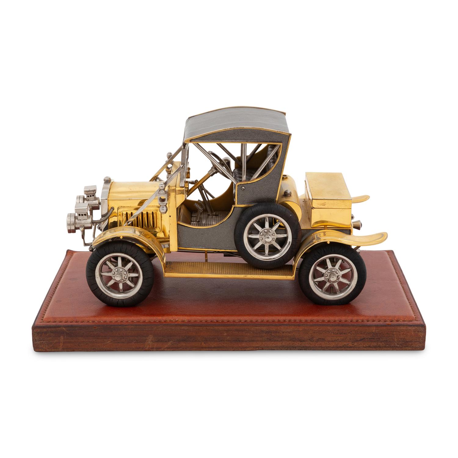 A Scale Model of an Antique Automobile - Possibly a Cadillac Model 30 Roadster