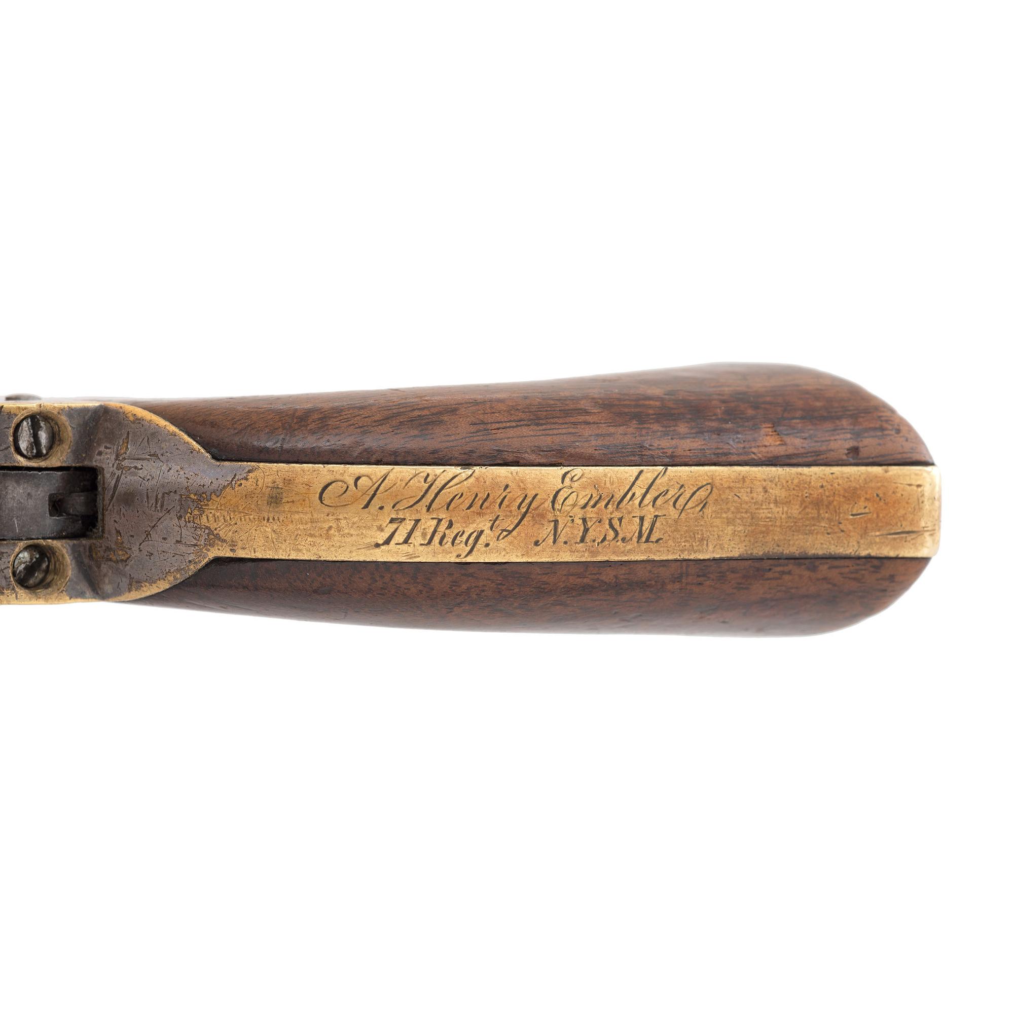 Colt Model 1862 Police Revolver Inscribed to Medal of Honor Recipient Andrew Henry Embler - 71st NYSM