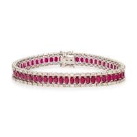 RUBY AND DIAMOND BRACELET