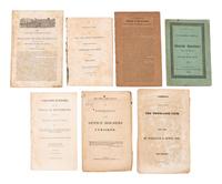 [1840 ELECTION]. A group of pamphlets related to Martin van Buren, William Henry Harrison, and their respective presidential campaigns.