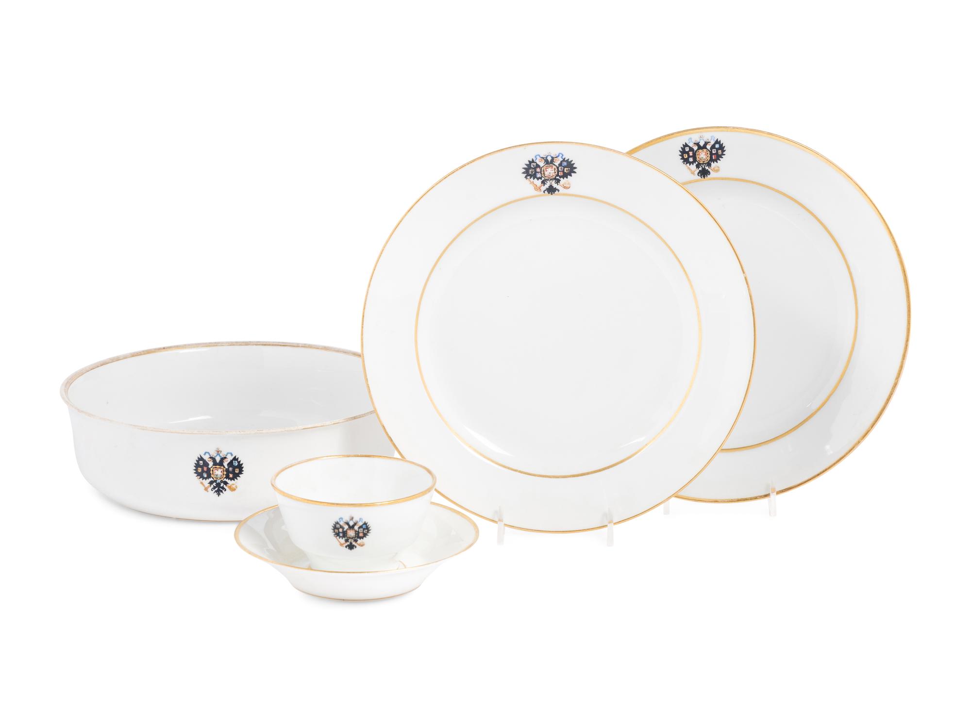 A Group Three Imperial Porcelain Factory Porcelain Table Articles