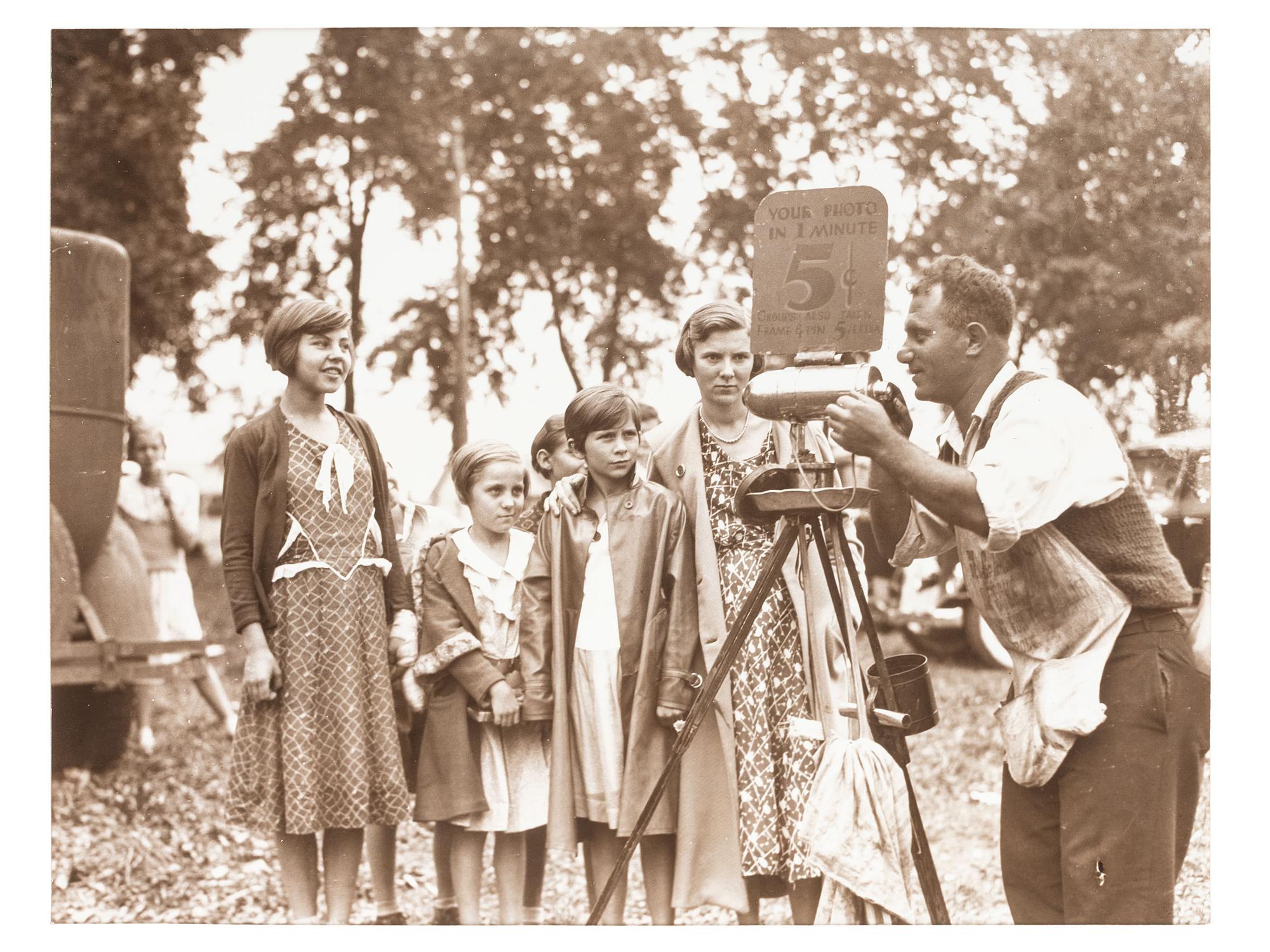 [EARLY PHOTOGRAPHY]. A selection of photographs and prints, incl. photographers with their cameras.