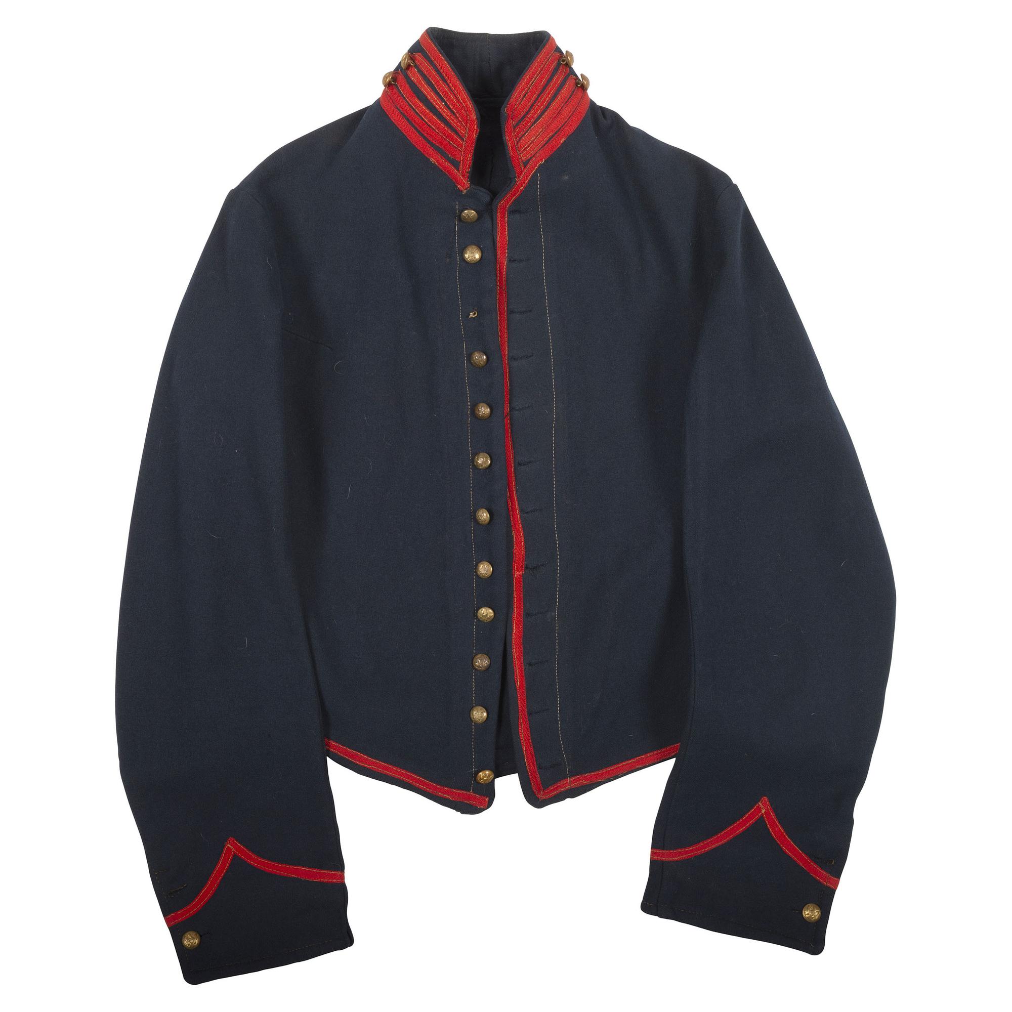 Civil War Era Artillery Trimmed Mounted Services Jacket