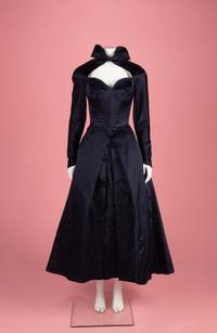 Charles James Satin Evening Dress, 1945