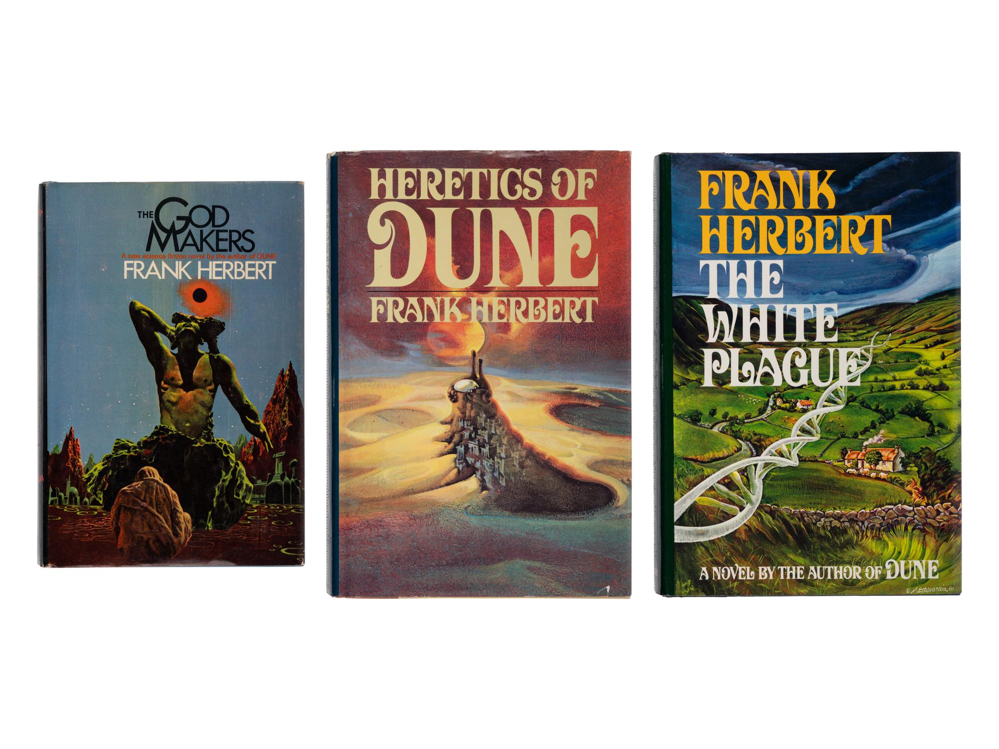 HERBERT, Frank (1920-1986). A group of 3 FIRST EDITIONS, comprising: