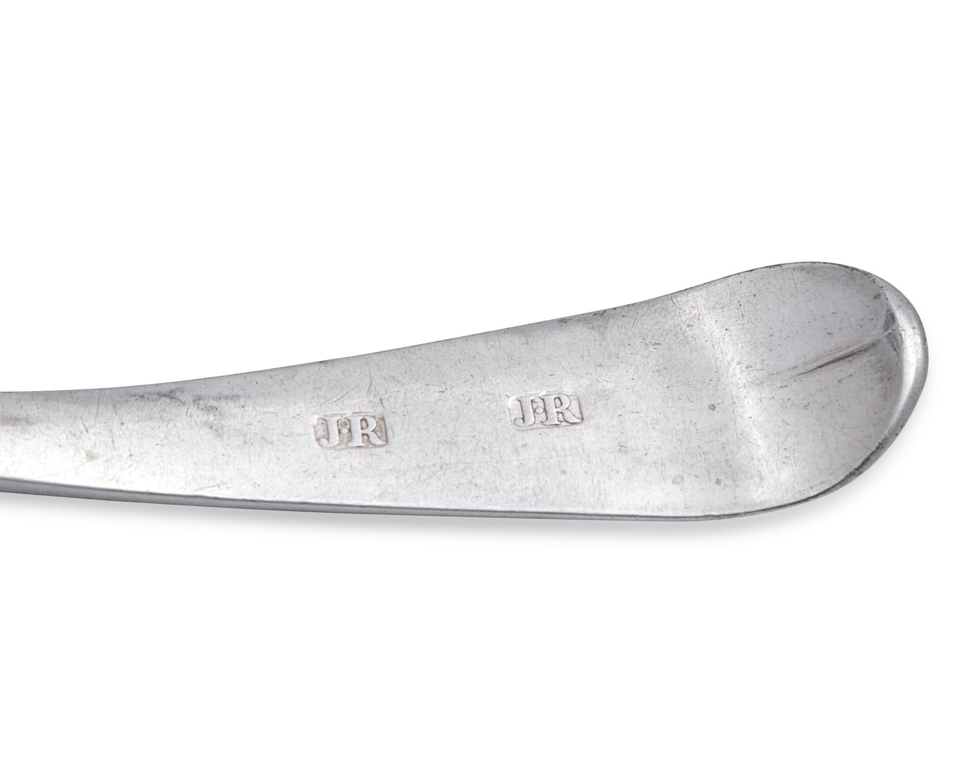A Set of Ten Silver Tablespoons, Joseph Richardson, Jr. (1752-1831), Philadelphia, PA, Circa 1780