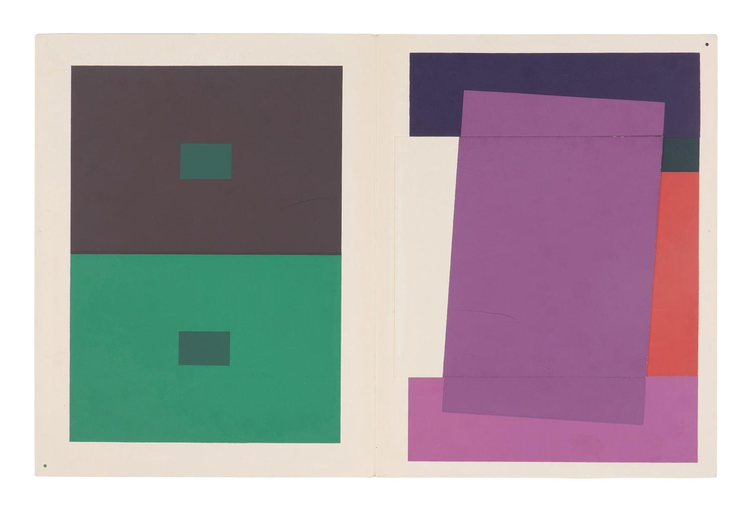[ARTIST BOOK]. ALBERS, Josef (1888-1976). Interaction of Color . New Haven and London: Yale University Press, 1963.