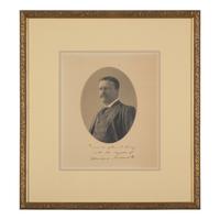 [Presidential] Roosevelt, Theodore. Inscribed Portrait to John R. King, President of the Grand Army of the Republic