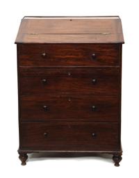 A William IV Slope Top Desk Height 33 x width 25 x depth 19 5/8 inches