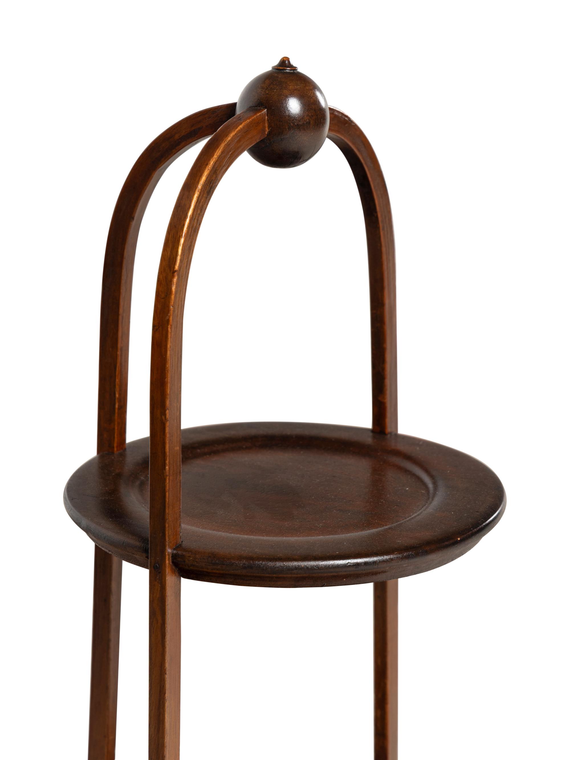 An English Mahogany Dessert Stand