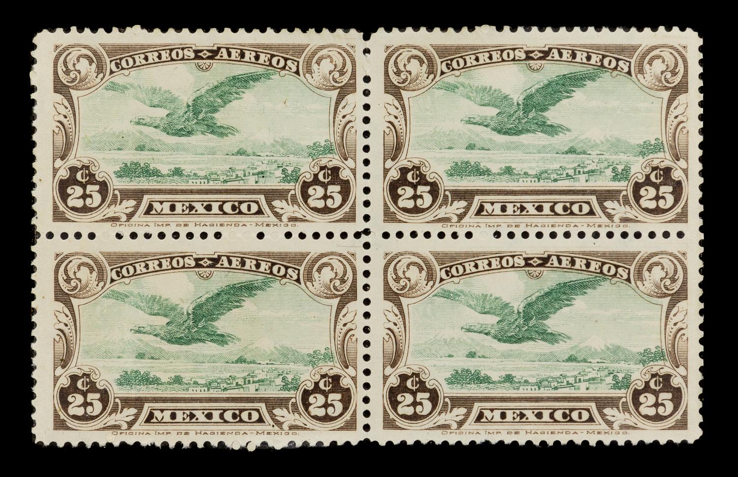 A Collection of Mexico Air Post Stamps