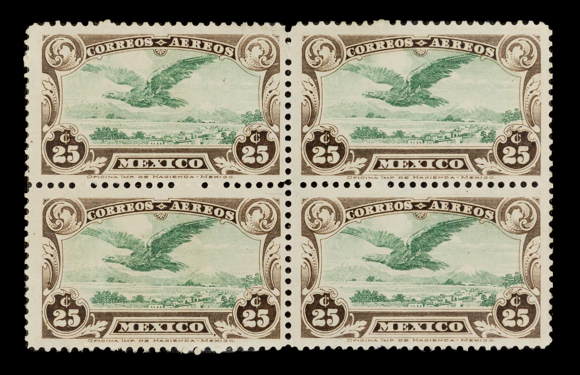A Collection of Mexico Air Post Stamps