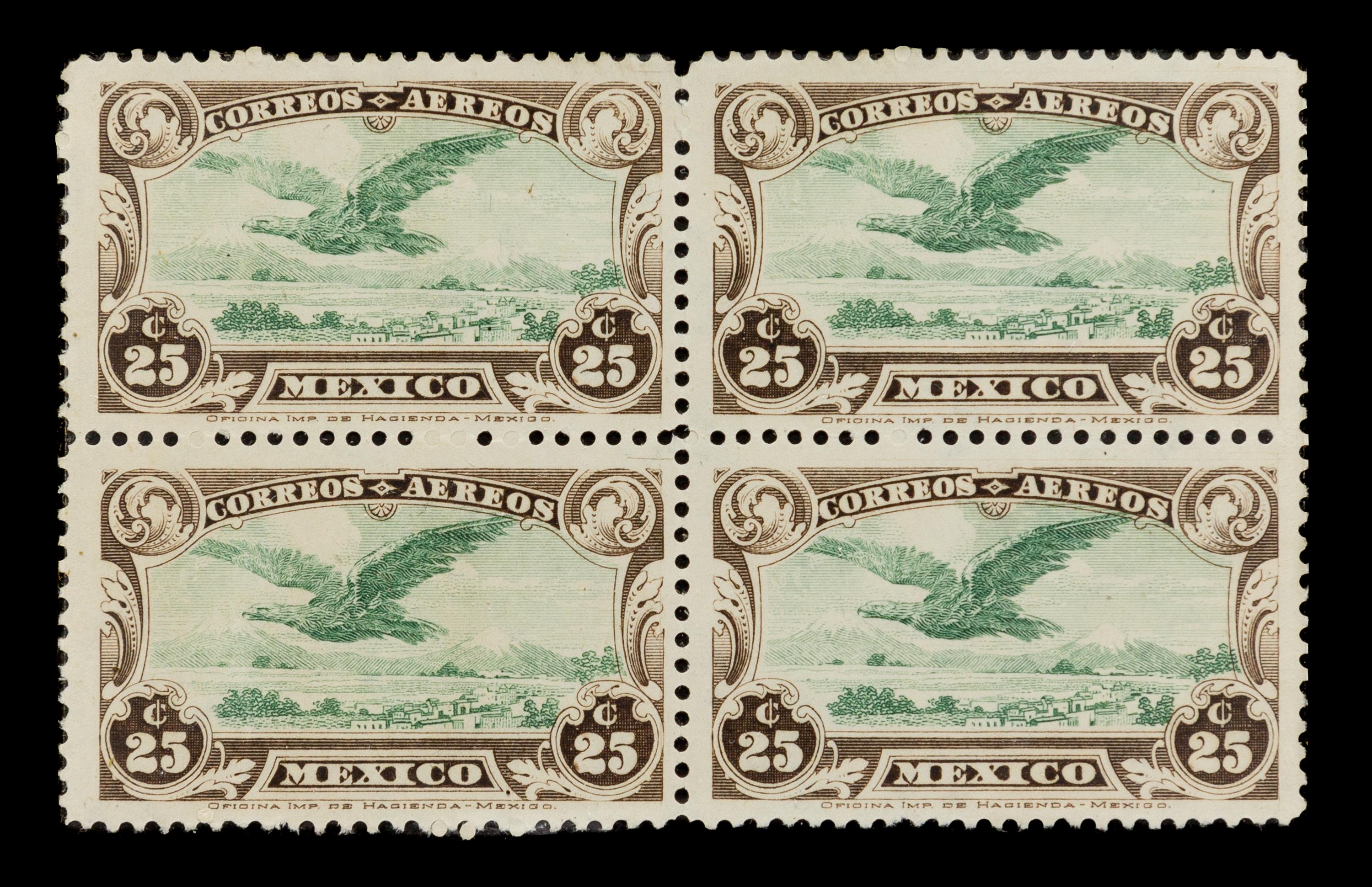 A Collection of Mexico Air Post Stamps