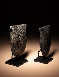 Two Valdivian Stone Votive Axes