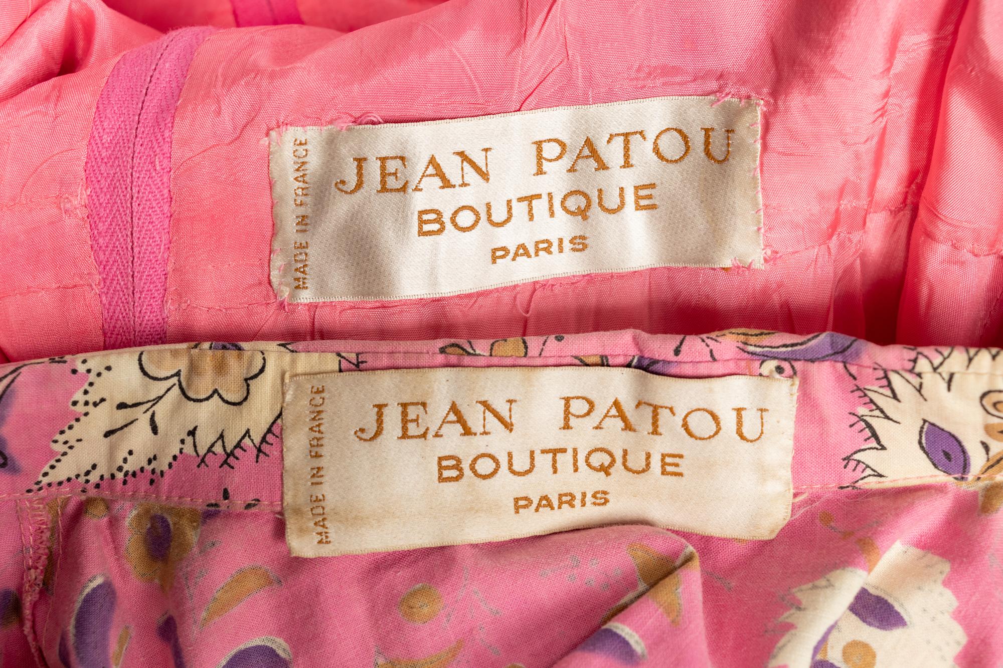 Jean Patou Dress and Ensemble, 1970s