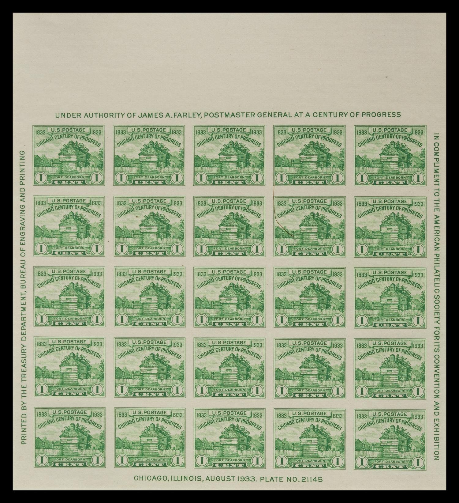 A Collection of United States Commemorative Stamps