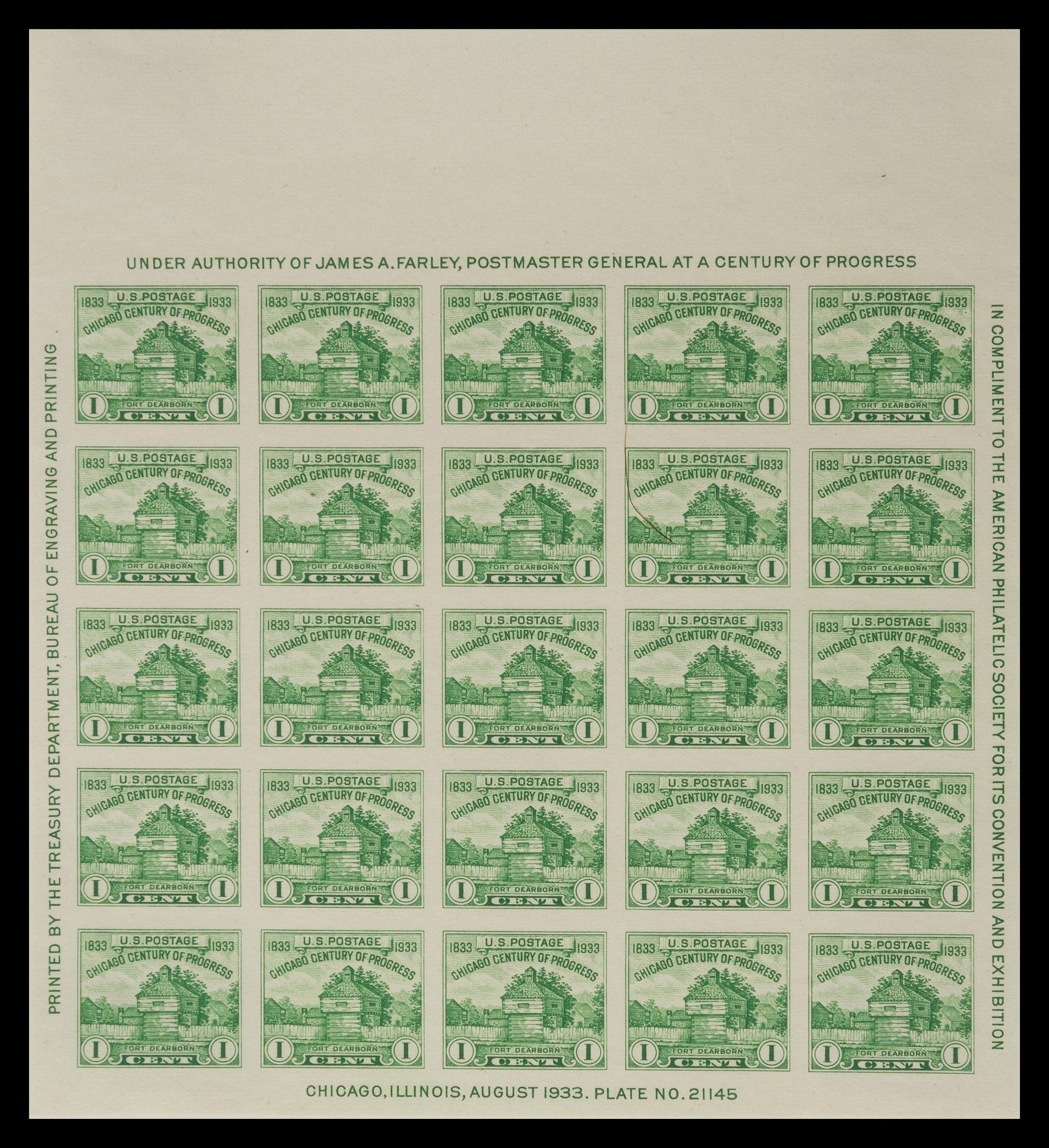 A Collection of United States Commemorative Stamps