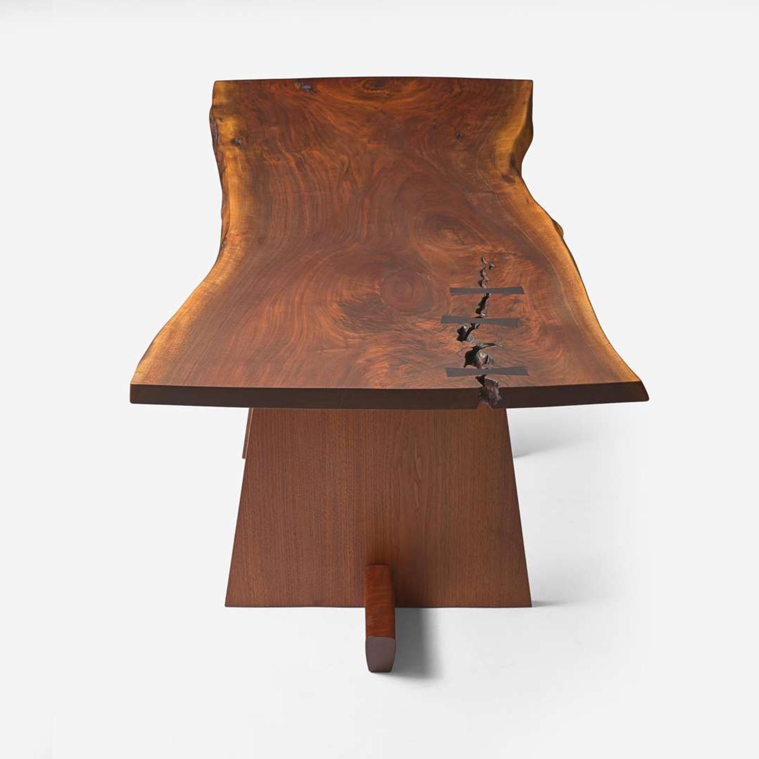 George Nakashima (American, 1905-1990) Fine "Minguren" Dining Table, New Hope, Pennsylvania, 1982