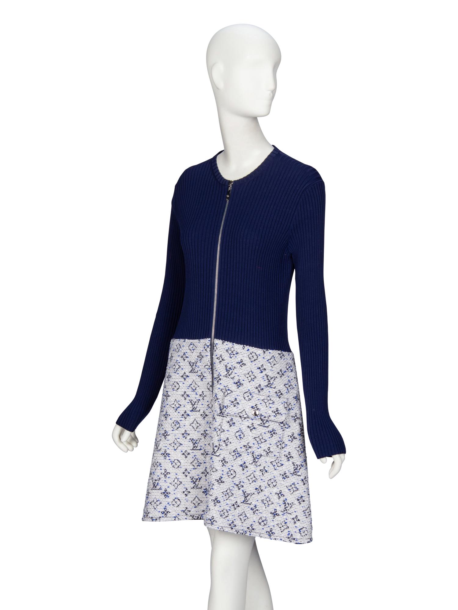 Louis Vuitton, Knit & Tweed Dress