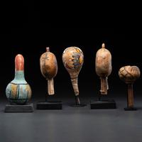 Group of Pueblo Polychrome Rattles, From the Collection of Dick Jemison, Alabama