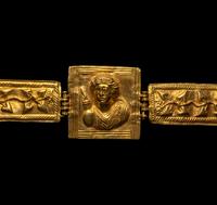 A Roman Gold Diadem or Girdle Featuring Diana