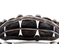 Navajo Silver Wire and Turquoise Cuff Bracelets