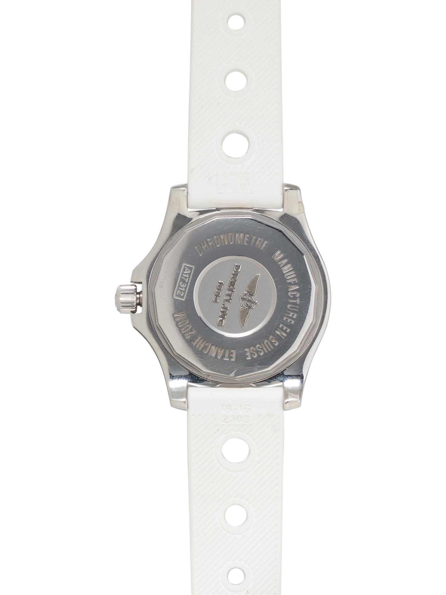 BREITLING, REF. A17312 STAINLESS STEEL 'SUPEROCEAN' WATCH