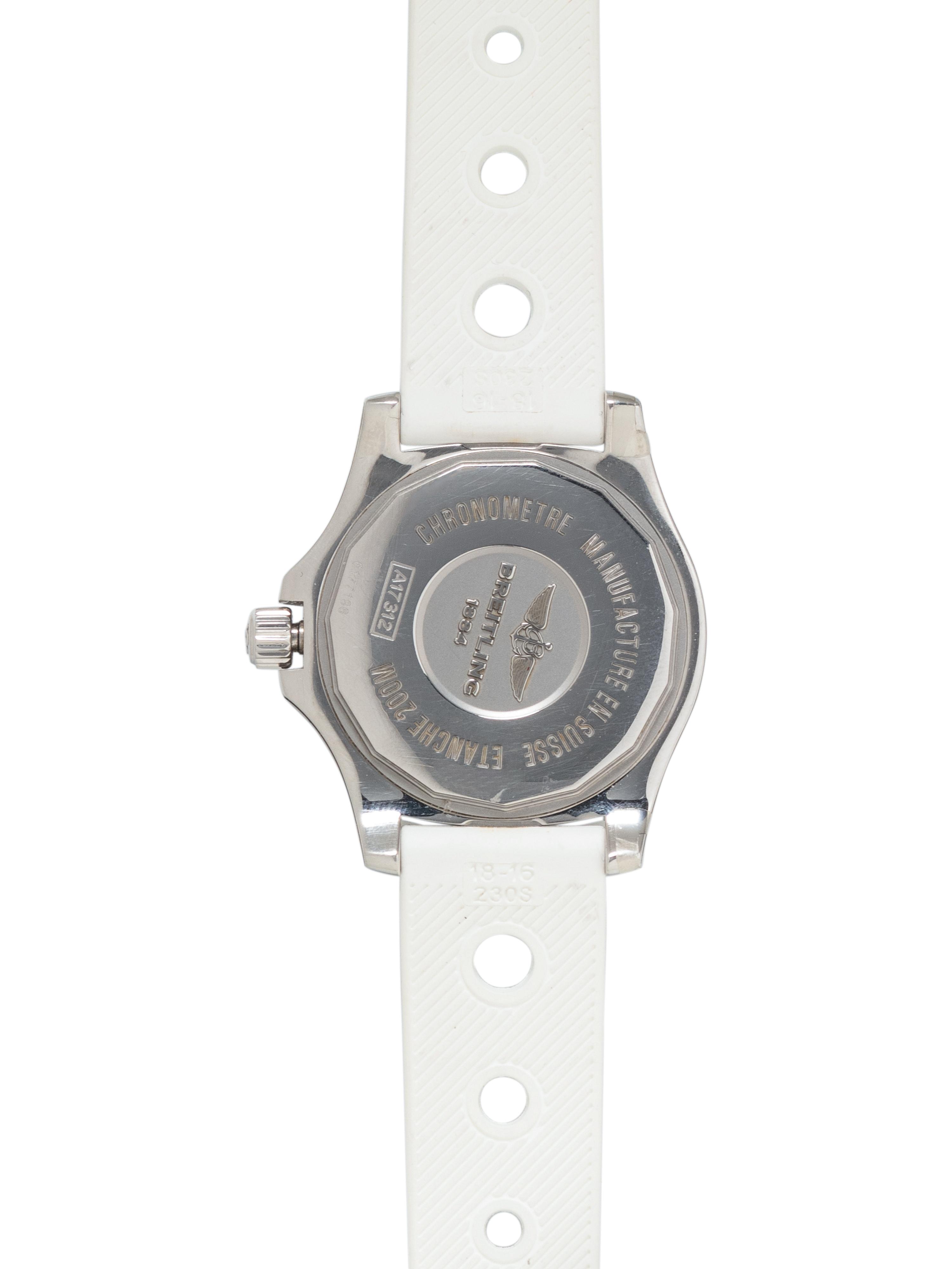 BREITLING, REF. A17312 STAINLESS STEEL 'SUPEROCEAN' WATCH