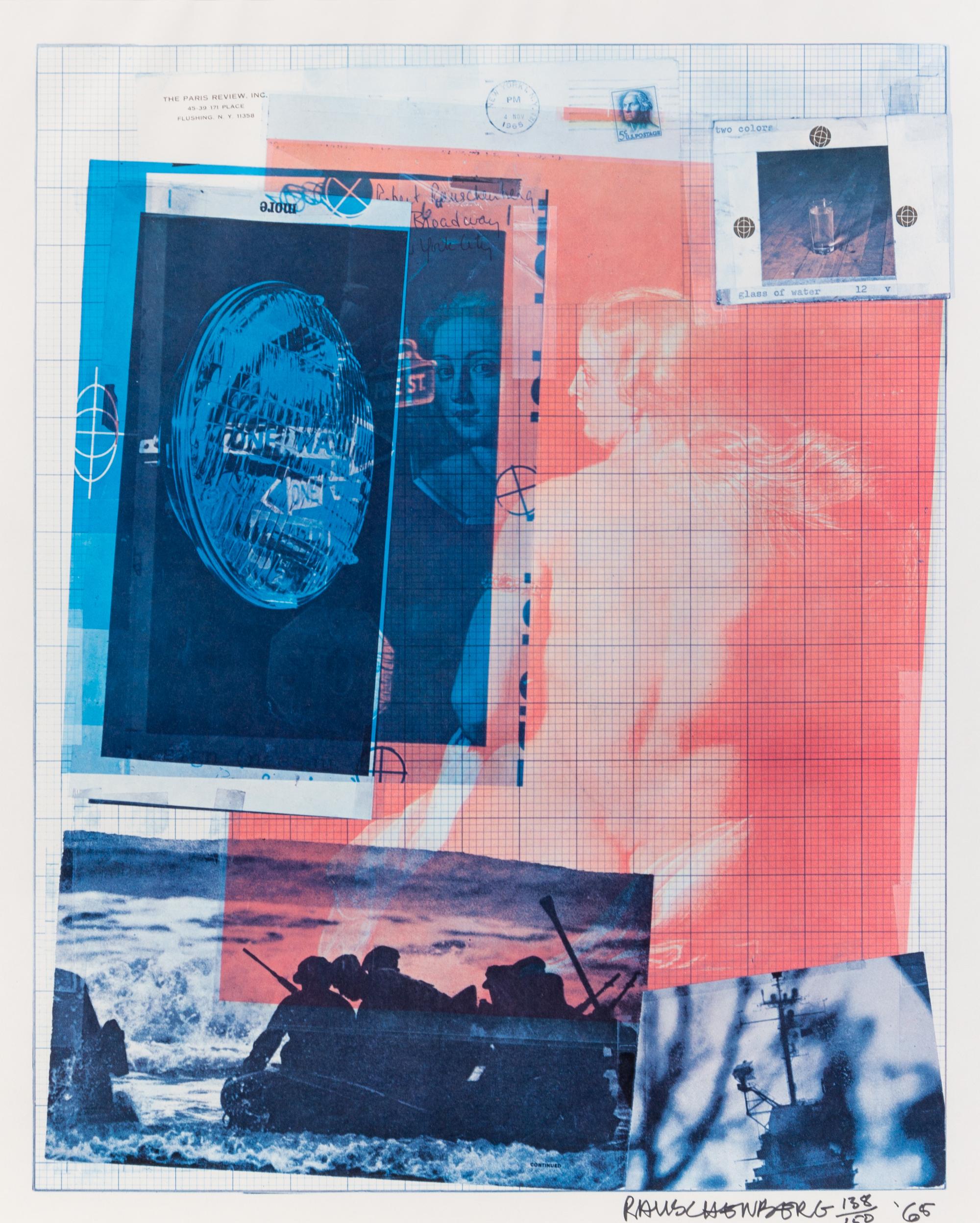 Robert Rauschenberg, (American, 1925-2008), The Paris Review, 1965