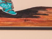 Hopi Gouache on Paper untitled, Ho-o-te
