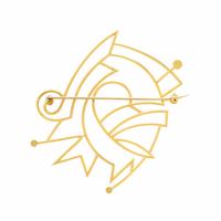 Wendy Ramshaw, 'Drawings in Gold', Yellow Gold Brooch