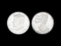 [PRIVATE ISSUE] Two 1/2-Pound Silver Rounds