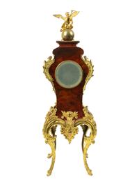 A French Gilt Bronze Mounted Tortoiseshell Veneered Clock — 19TH CENTURY