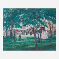 Paulette Victorine J. Van Roekens (American, 1896–1988) Balloon Vendor