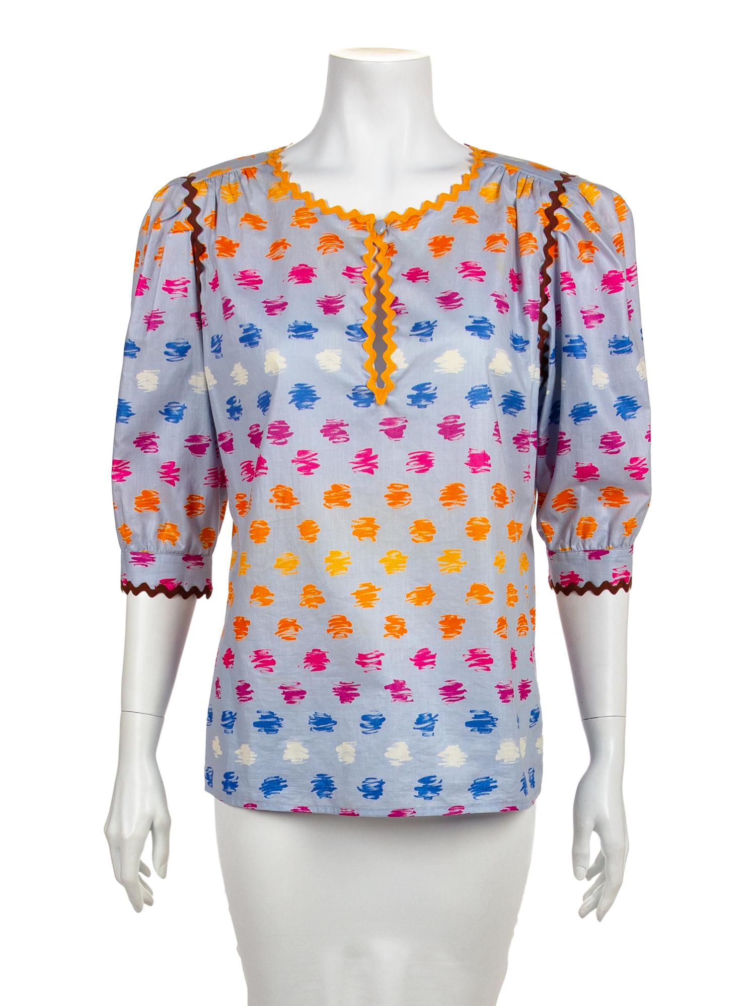 Two Size 10 Ungaro Blouses, 1980-90s