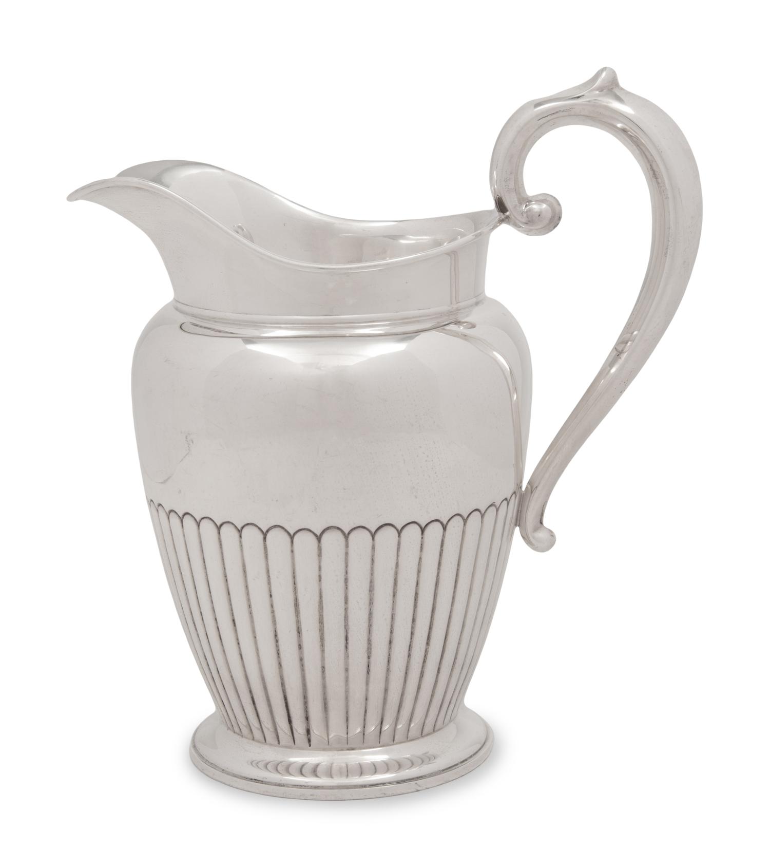An American Silver Water Pitcher