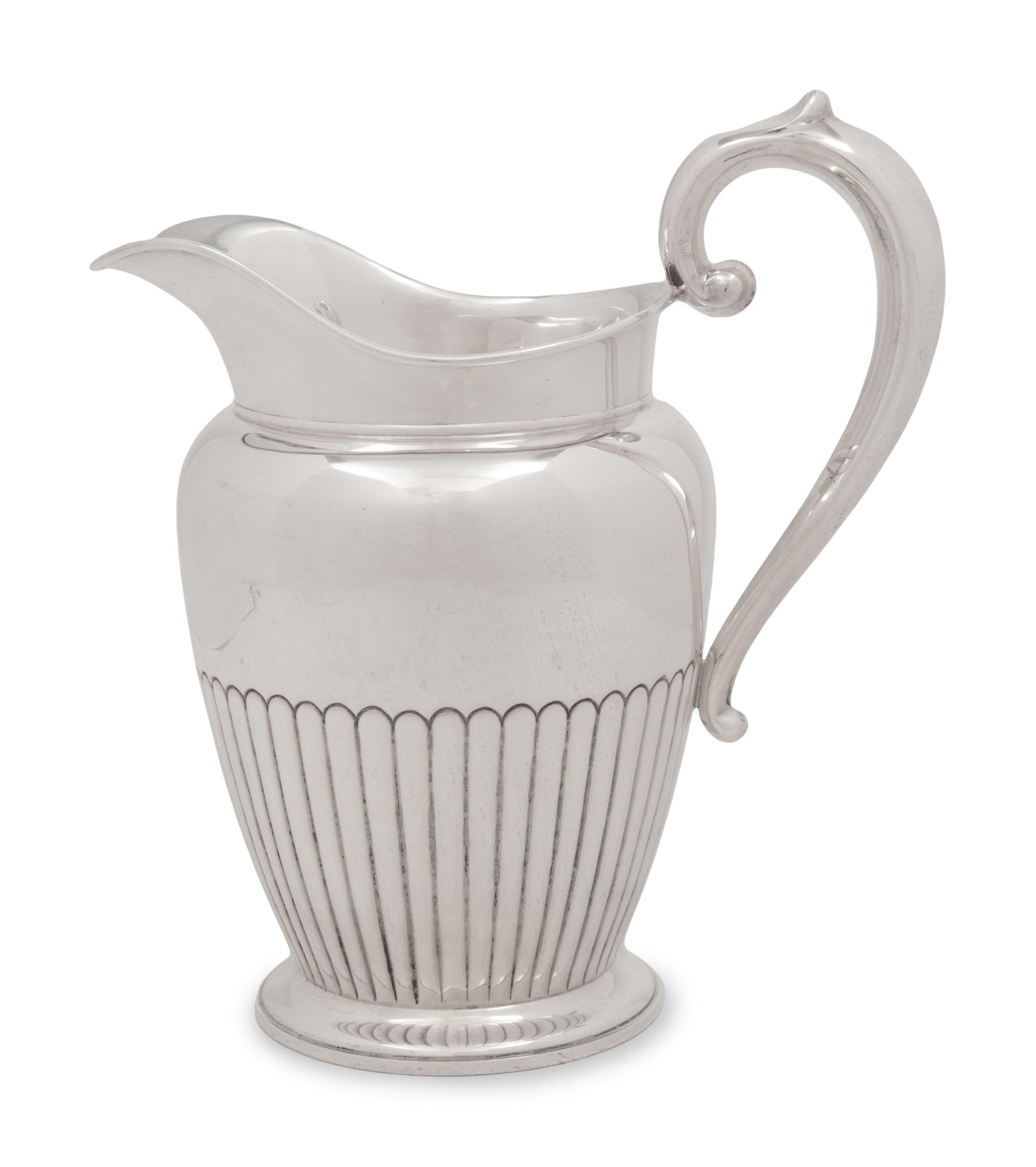 An American Silver Water Pitcher