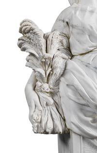 A Set of Four Monumental Carved Marble Garden Herms Allegorical of the Four Seasons