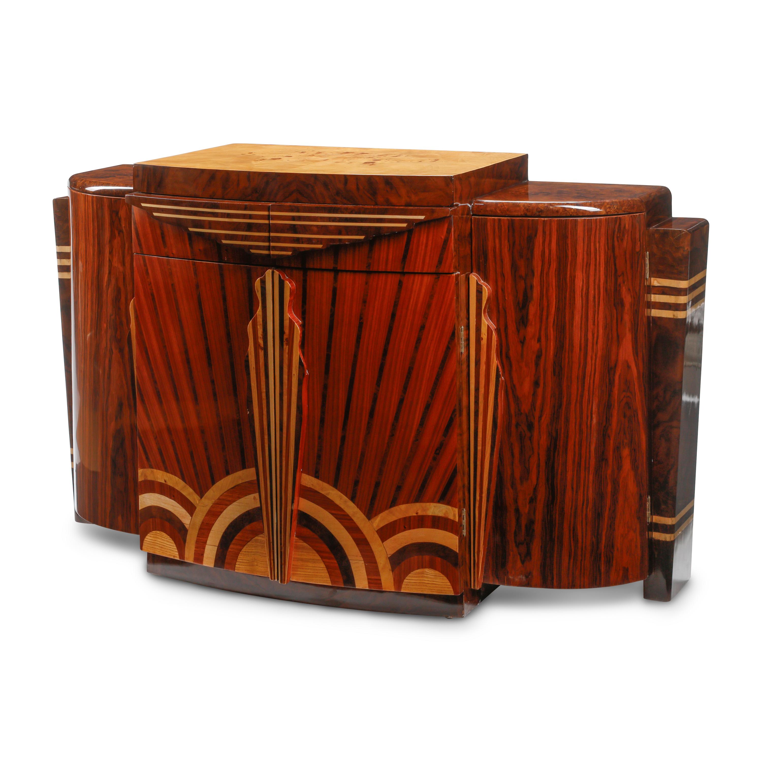 An Art Deco Style Console Cabinet