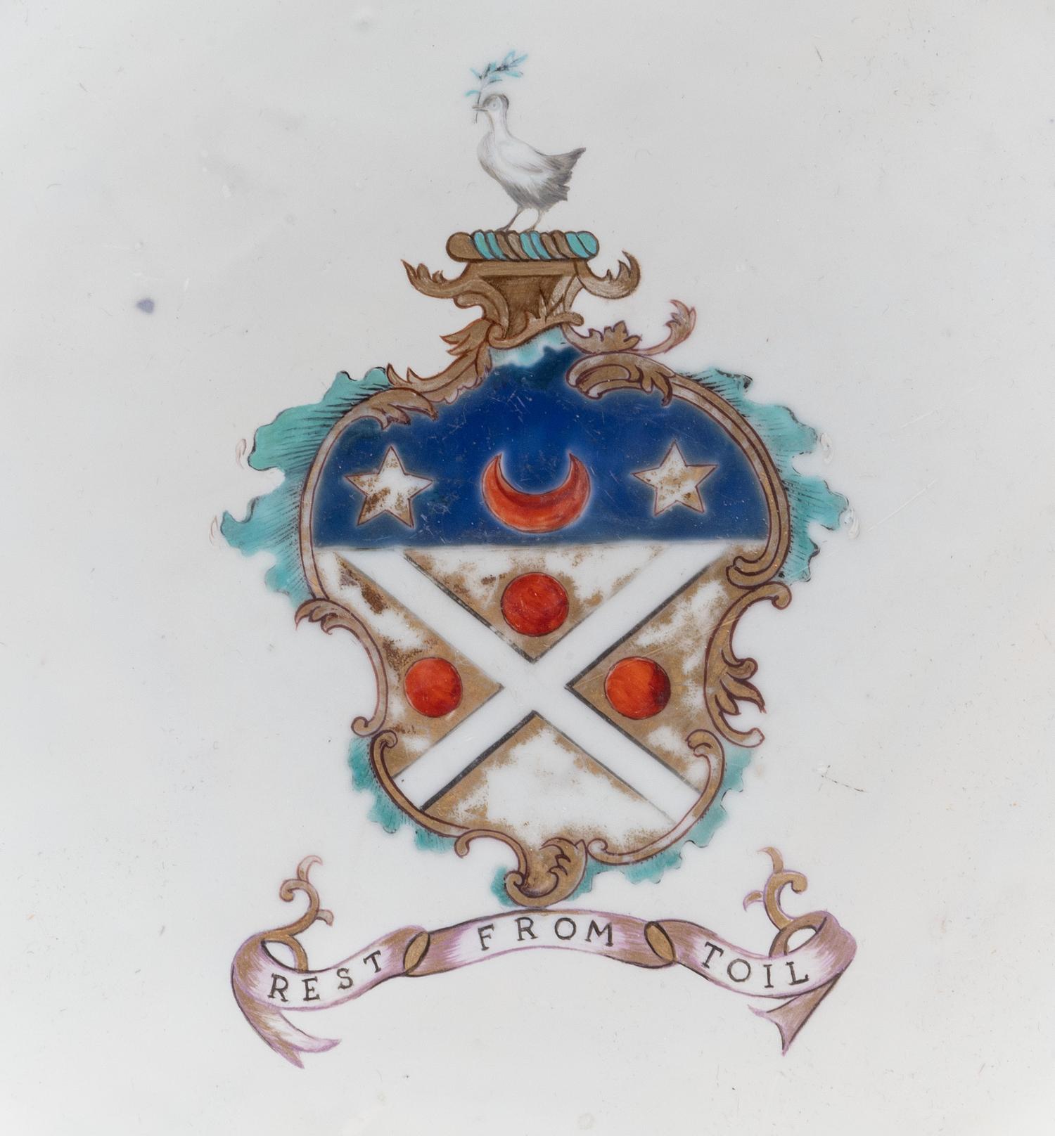 A Chinese Export Porcelain Armorial Charger