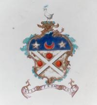A Chinese Export Porcelain Armorial Charger