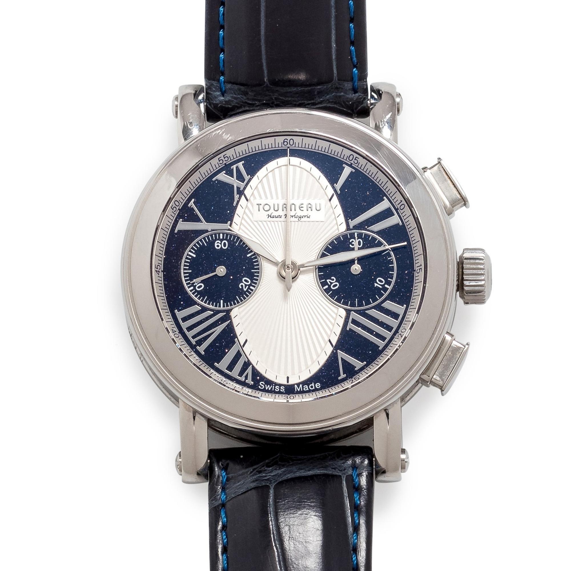 Tourneau, Limited Edition Stainless Steel 'Gotham Aurora Krome' Wristwatch