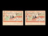 A Group of 1956 Topps Jackie Robinson Baseball Cards No. 30