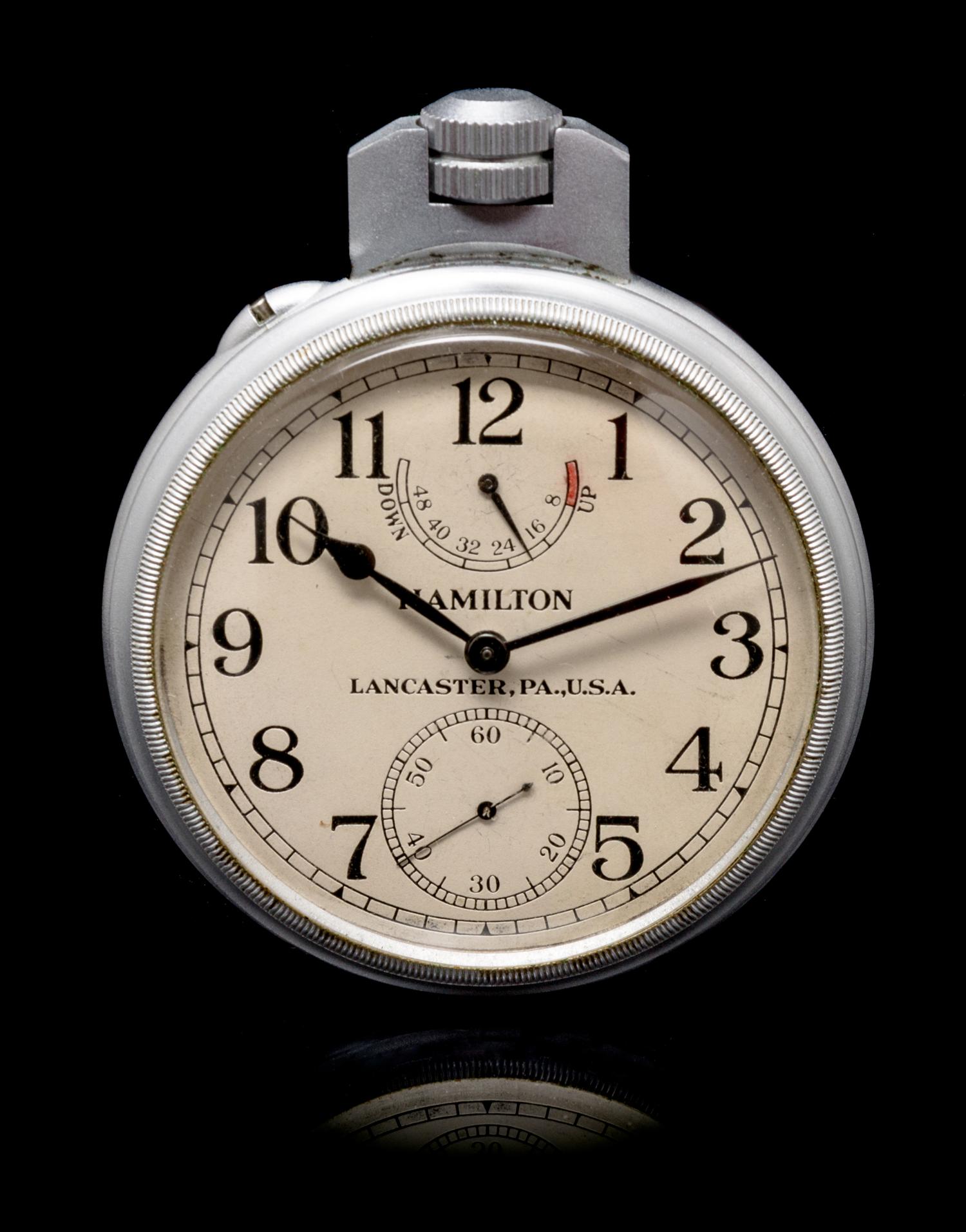 A Model 22 U.S. Navy Deck Chronometer Watch, Hamilton, Circa 1943,