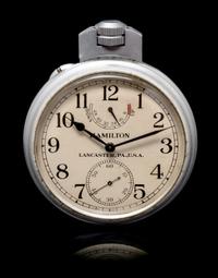 A Model 22 U.S. Navy Deck Chronometer Watch, Hamilton, Circa 1943,