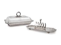 An English Silver-Plate Covered Entree Server