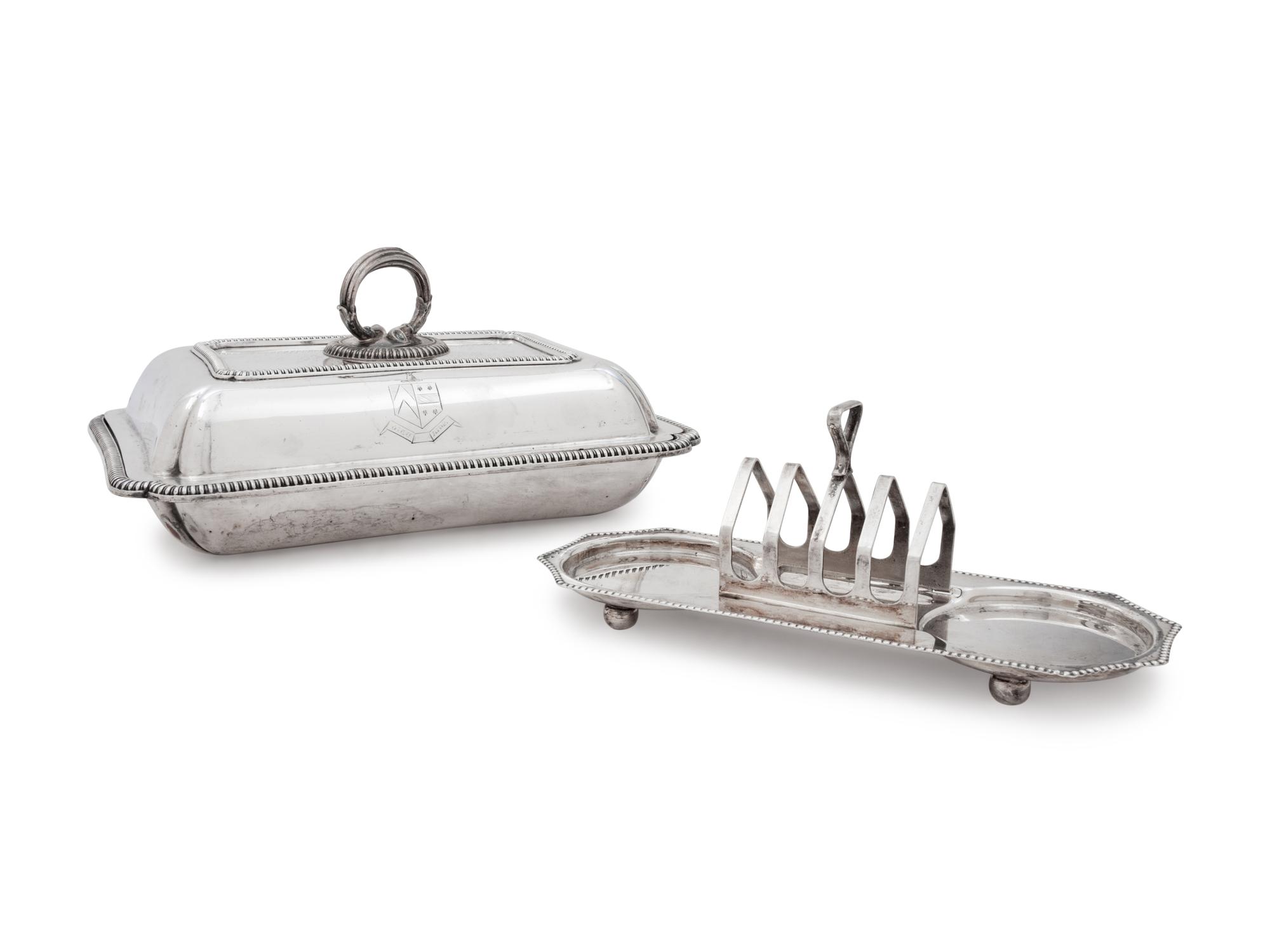 An English Silver-Plate Covered Entree Server