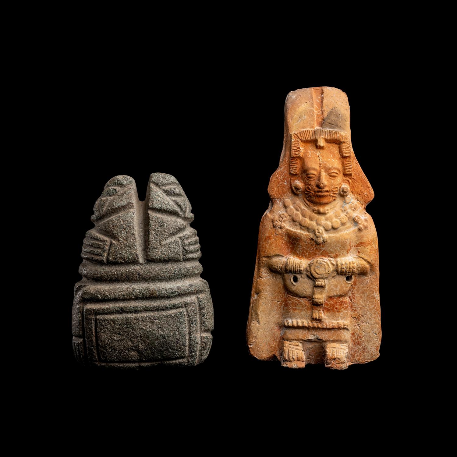 Two Pre-Columbian Objects