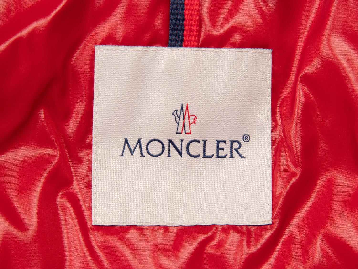 Moncler, Red Puffer Vest